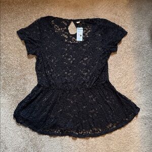 NWT Torrid Floral Lace Blouse Size 3 22-24